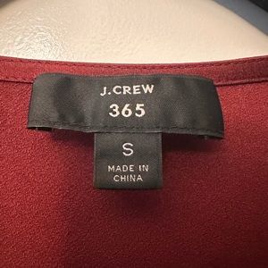 Banana Republic burgundy silk blouse size small